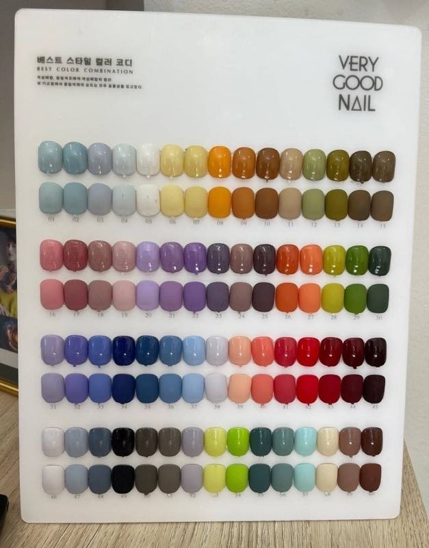 Very Good Nail Professional Color Spectrum and certified gel polishes